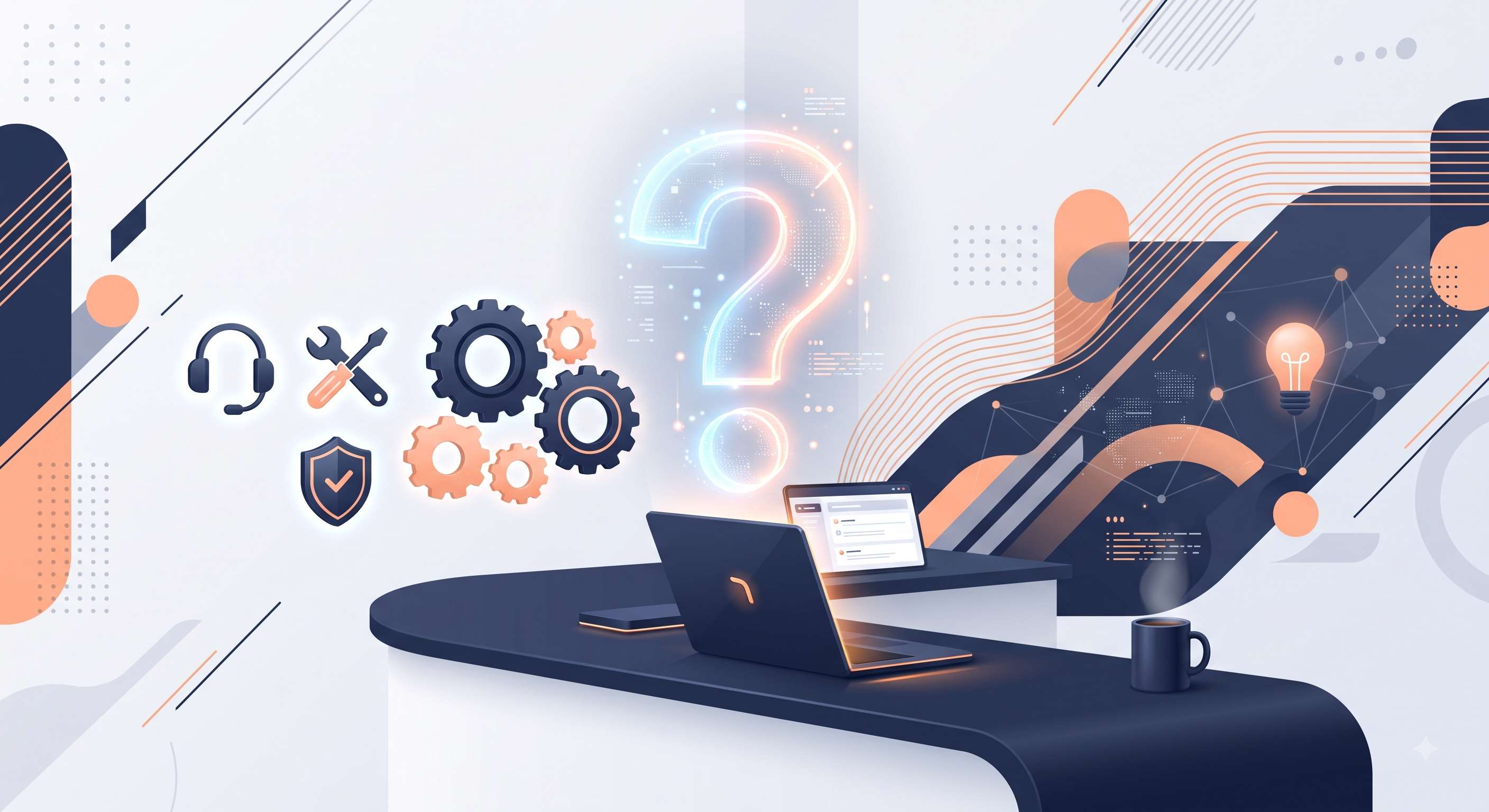 Frequently Asked Questions Illustration